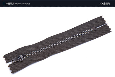 【箱包產(chǎn)業(yè)用004白色褐綠服飾黑叻淺黑叻金屬4#金釧興閉尾拉鏈】?jī)r(jià)格_廠家_圖片