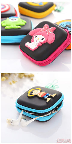 創意生活小物：卡通軟膠耳機包的收納魅力